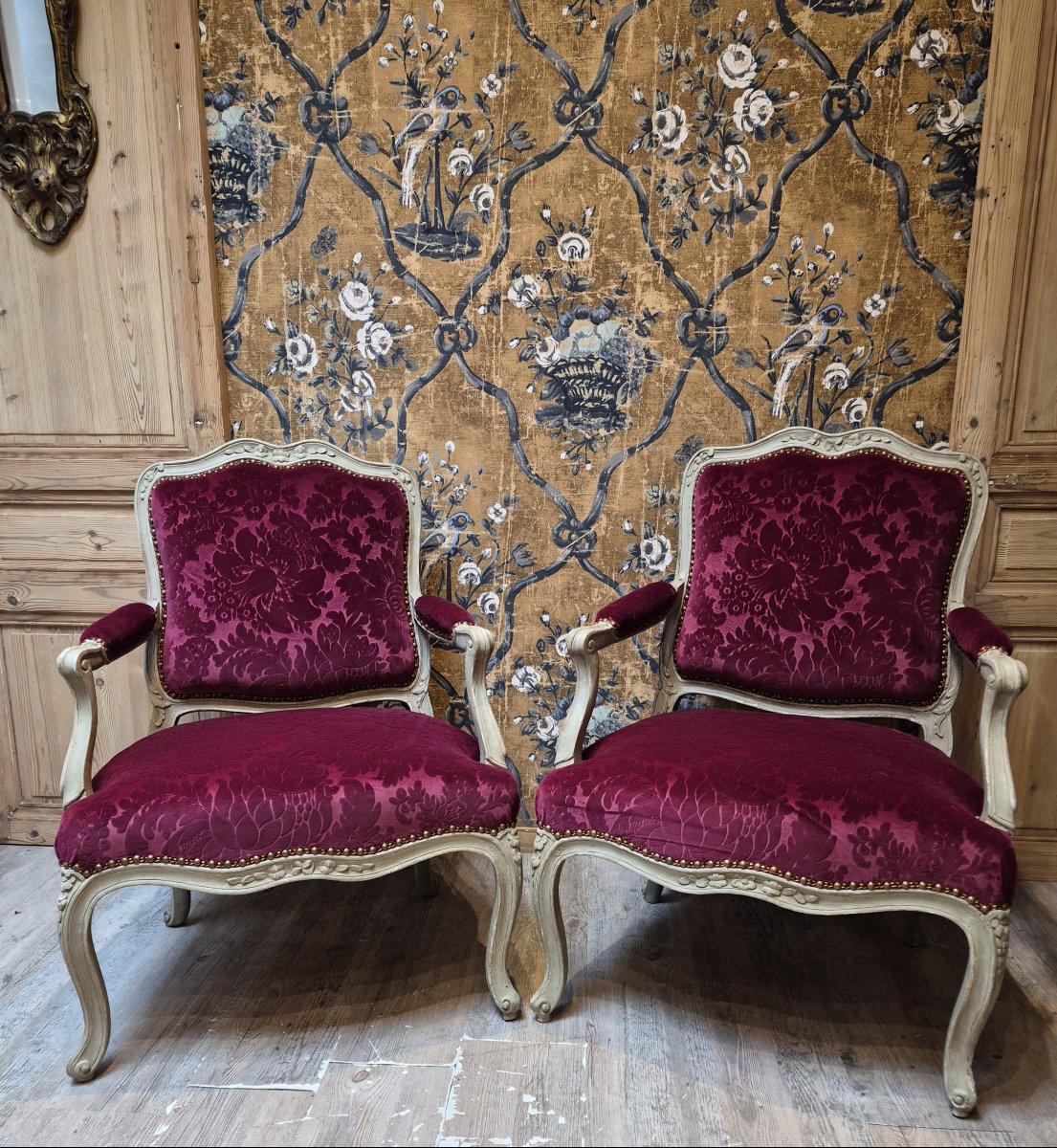Pair Of Louis XV Period Armchairs