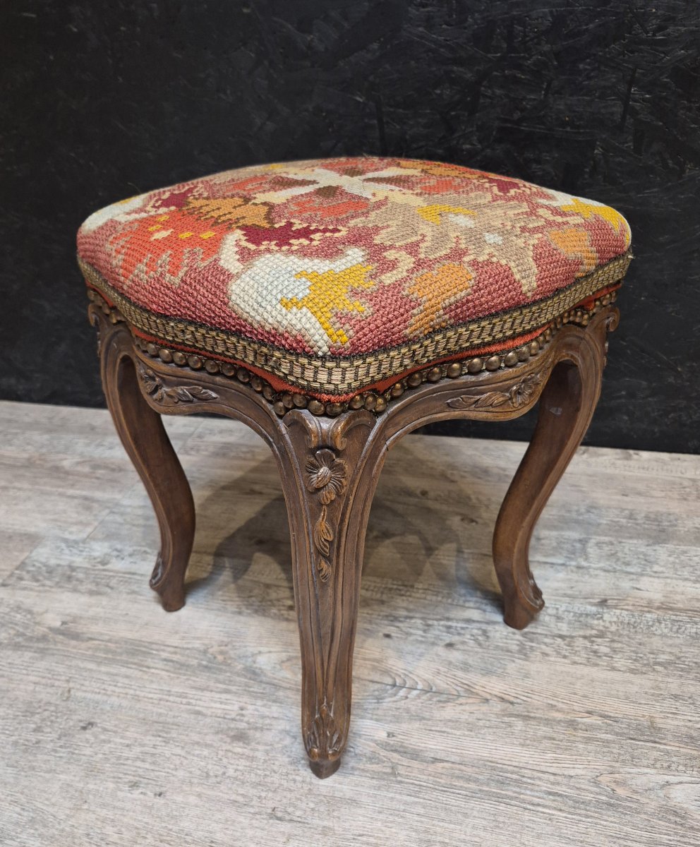 Tabouret de style Louis XV -photo-1