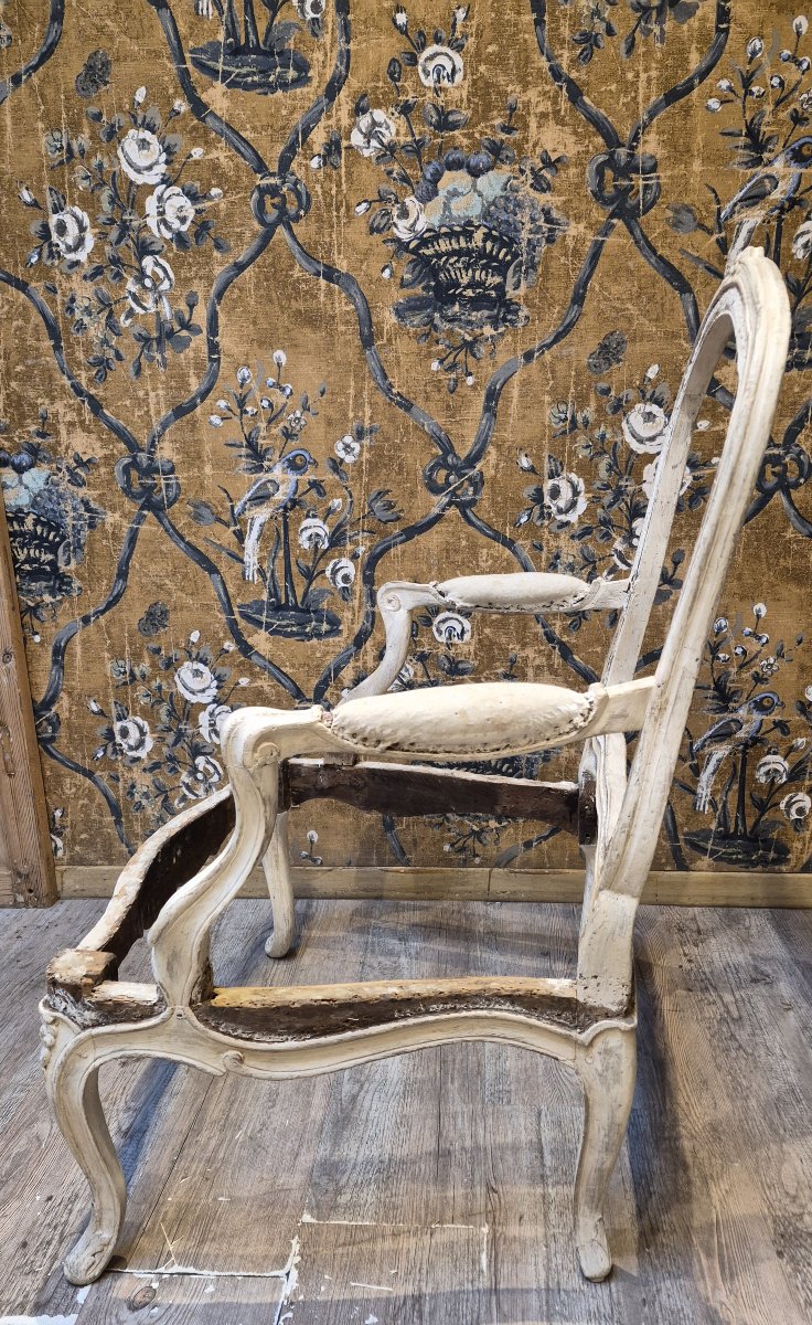 Pair Of Louis XV-era Armchairs -photo-2