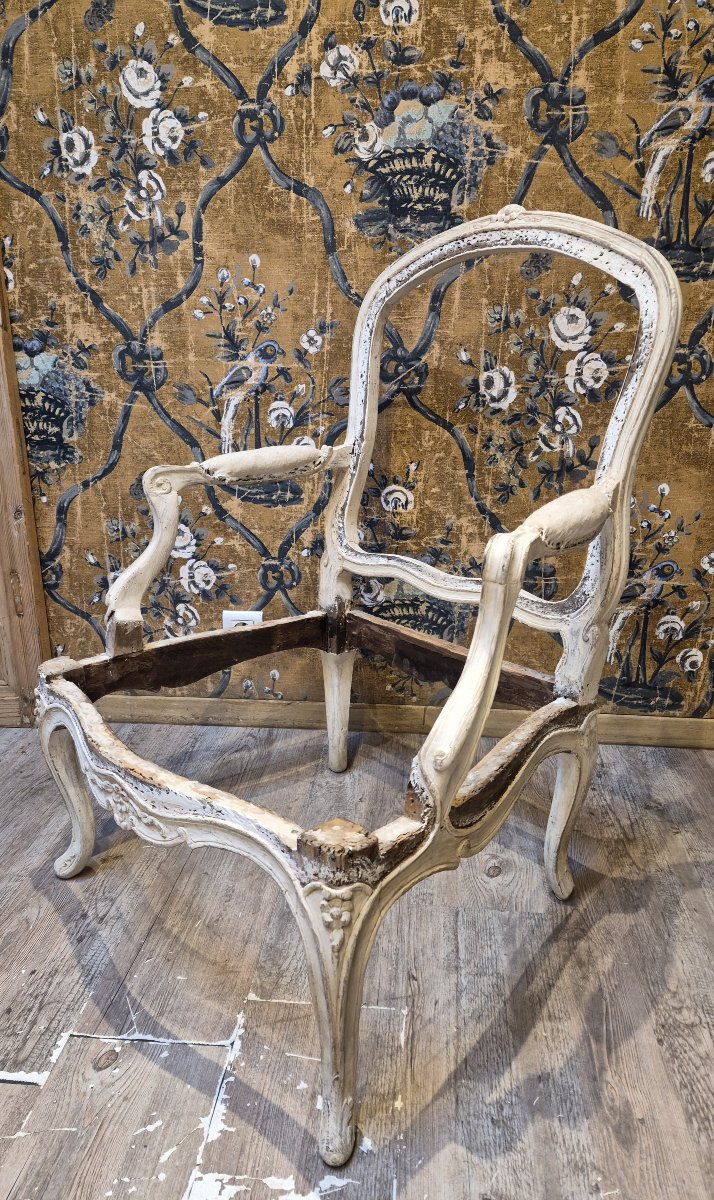 Pair Of Louis XV-era Armchairs -photo-3