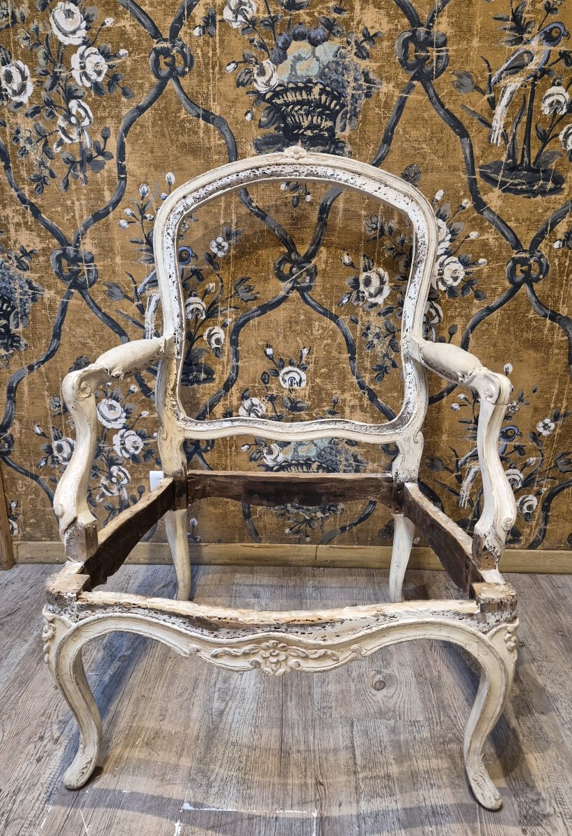 Pair Of Louis XV-era Armchairs -photo-2