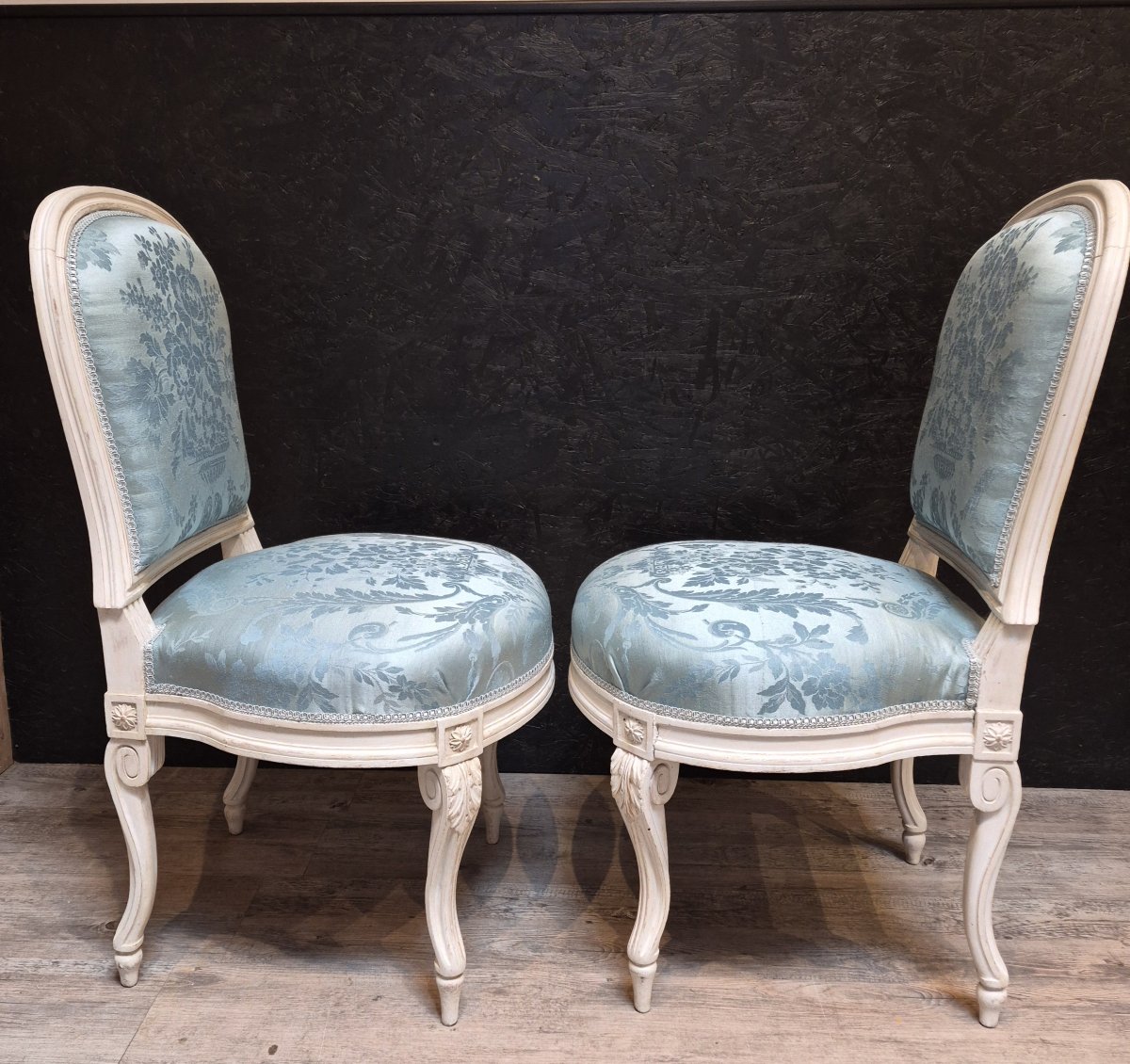 Paire de chaises de style transition -photo-2