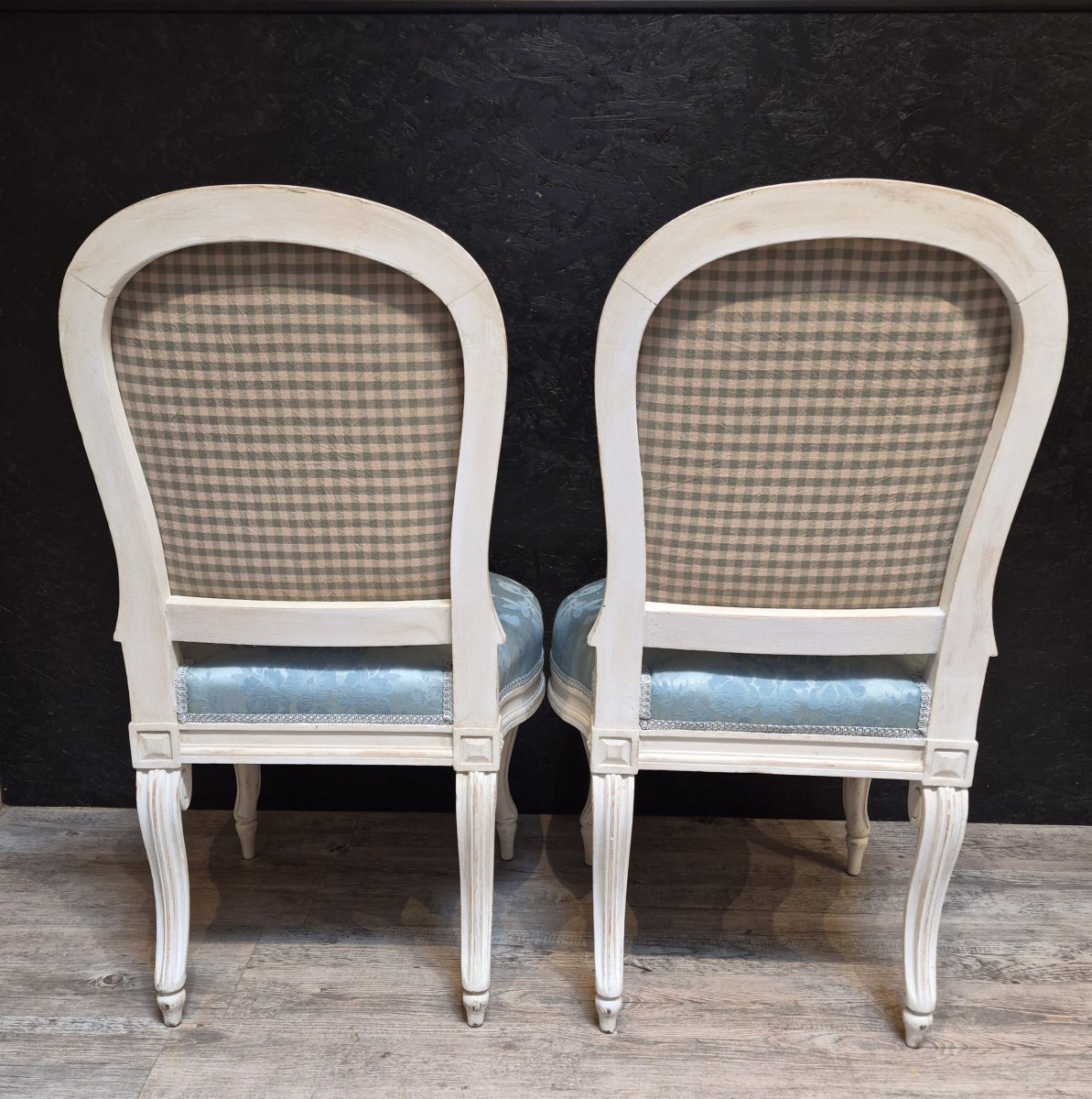 Paire de chaises de style transition -photo-3