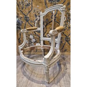 Chauffeuse d'époque Louis XVI 