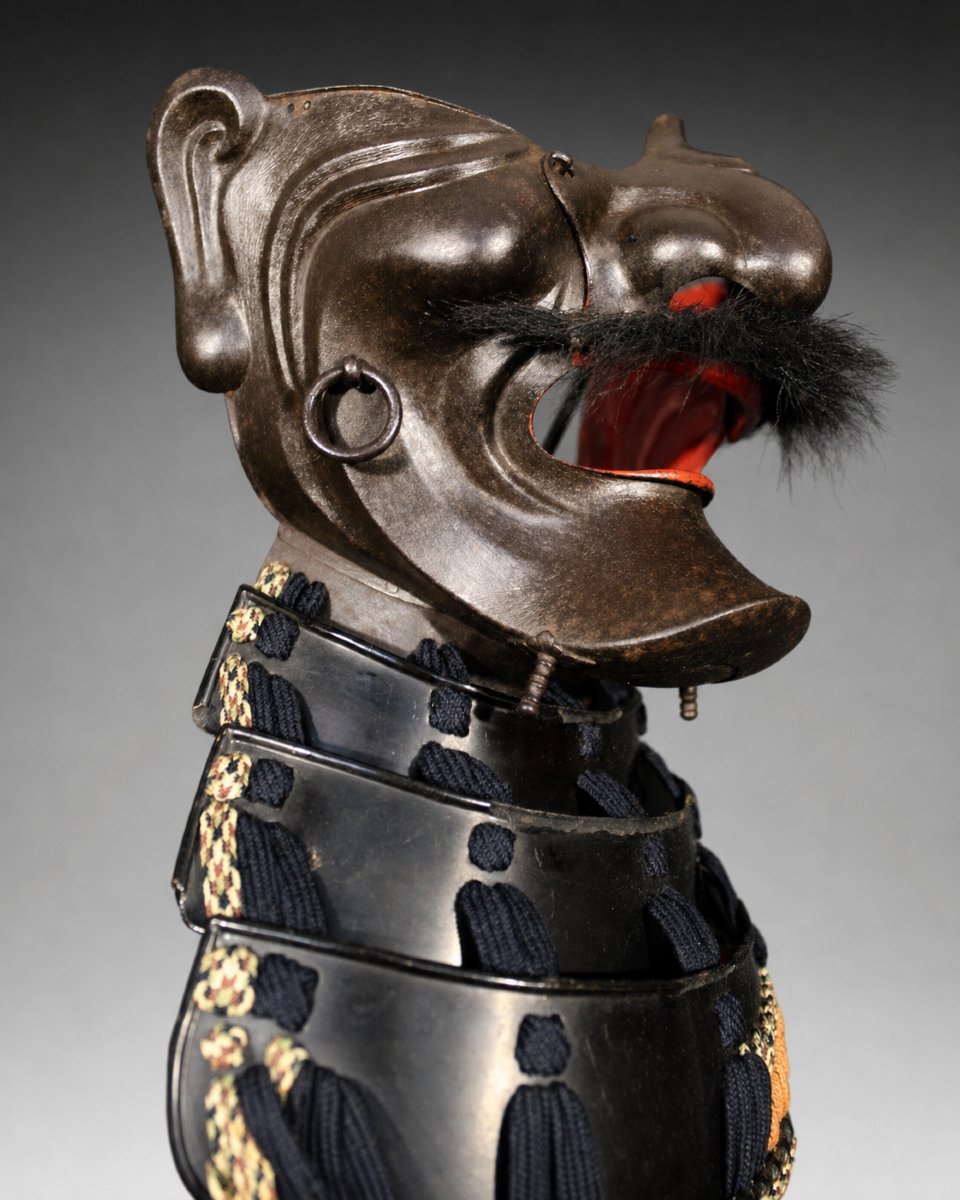 Masque Menpo de samurai - Ressei Sabiji-photo-3