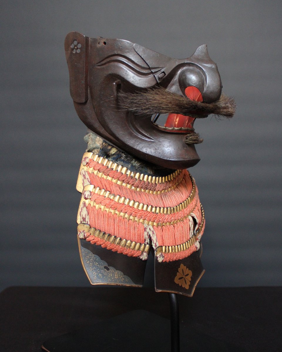 Suji Bachi Kabuto Saotome Iechika With Ressei Menpo, Edo-photo-6