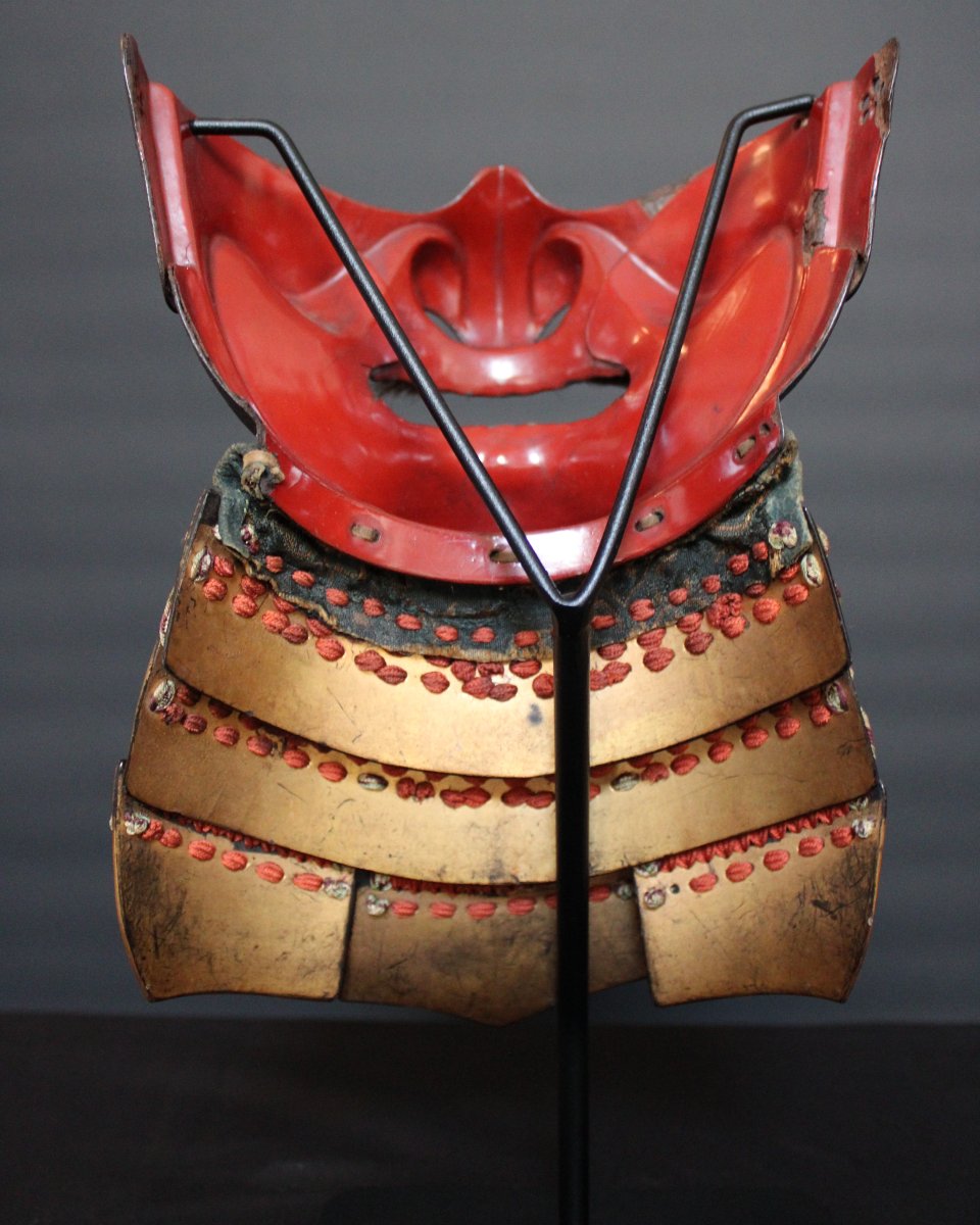Suji Bachi Kabuto Saotome Iechika With Ressei Menpo, Edo-photo-7