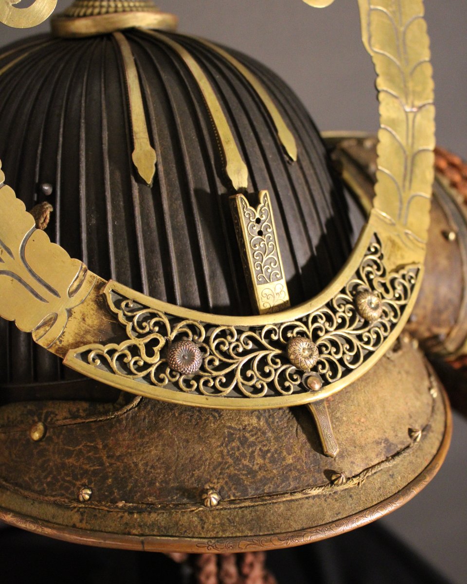  Suji Bachi Kabuto Kabuto - Myochin School , Edo-photo-5