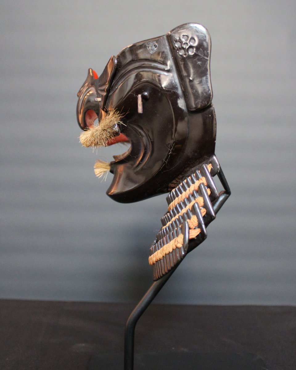 Menpo Samurai Mask - Shita Bō, Kuro Nuri-photo-4