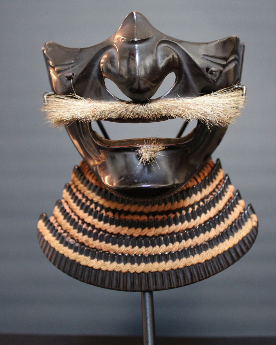 Menpo Samurai Mask - Shita Bō, Kuro Nuri