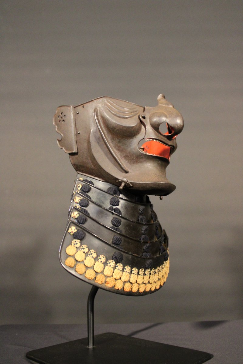Suji Bachi Kabuto Saotome Ieharu With Ressei Menpo, Edo-photo-7