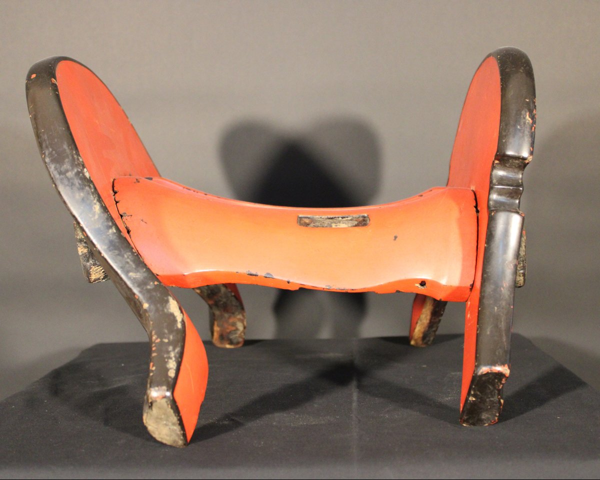 Selle de samouraï Kura, certificat Juyo NKBKHK (objet culturel important)  Période Muromachi-photo-1