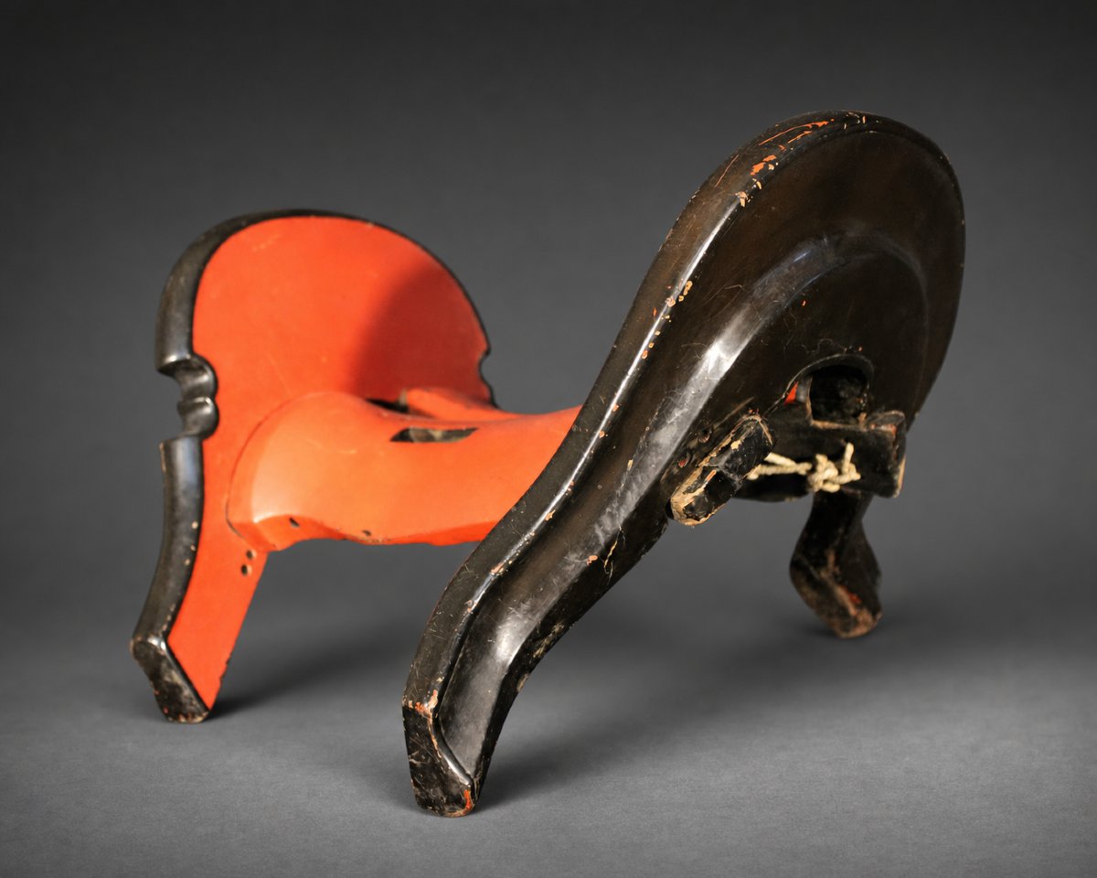 Samurai Saddle Kura, Juyo Certificate Nkbkhk (important Cultural Object) Muromachi Period