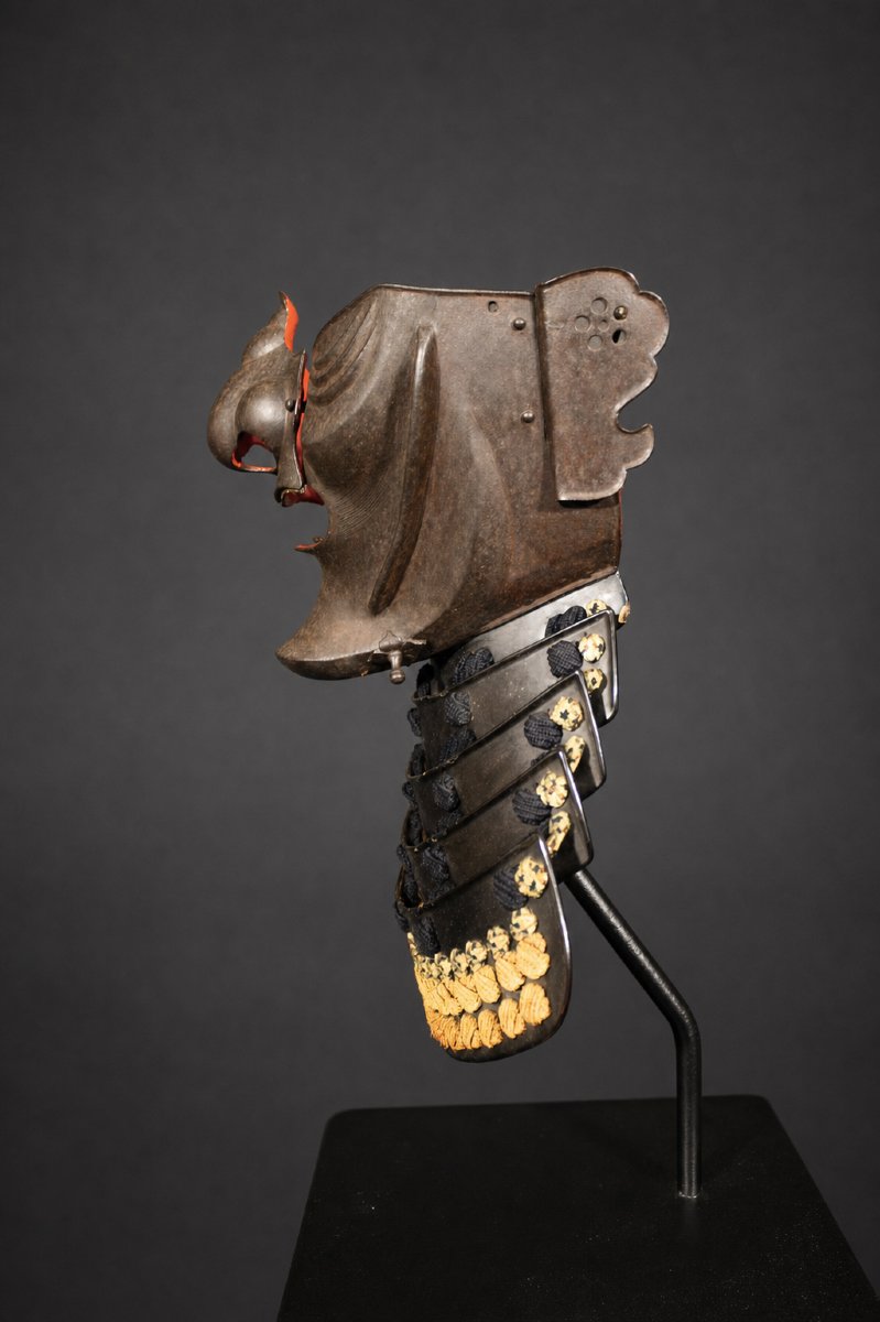 Samurai Menpo Ressei Mask, Edo Period-photo-2