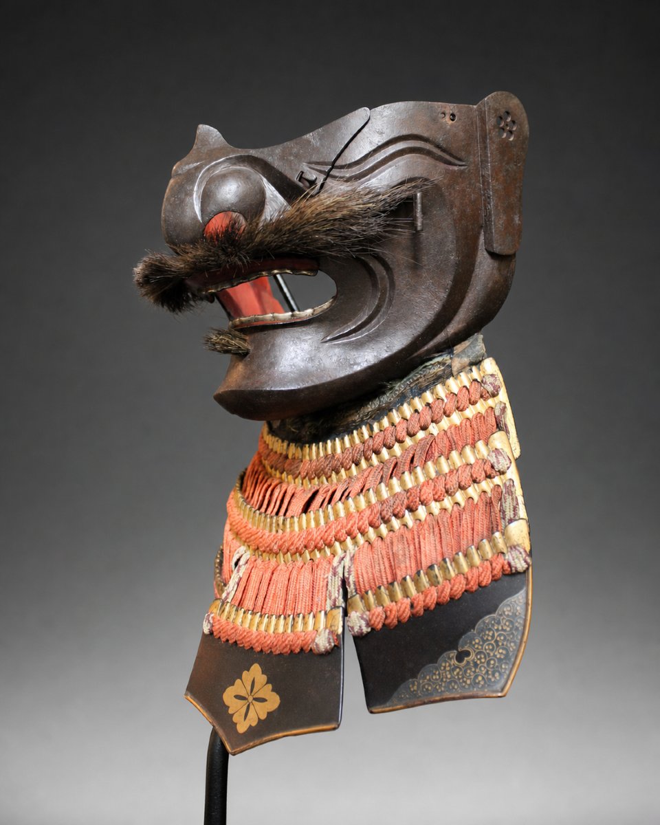 Ressei Menpo Samurai Mask, Edo Period-photo-3