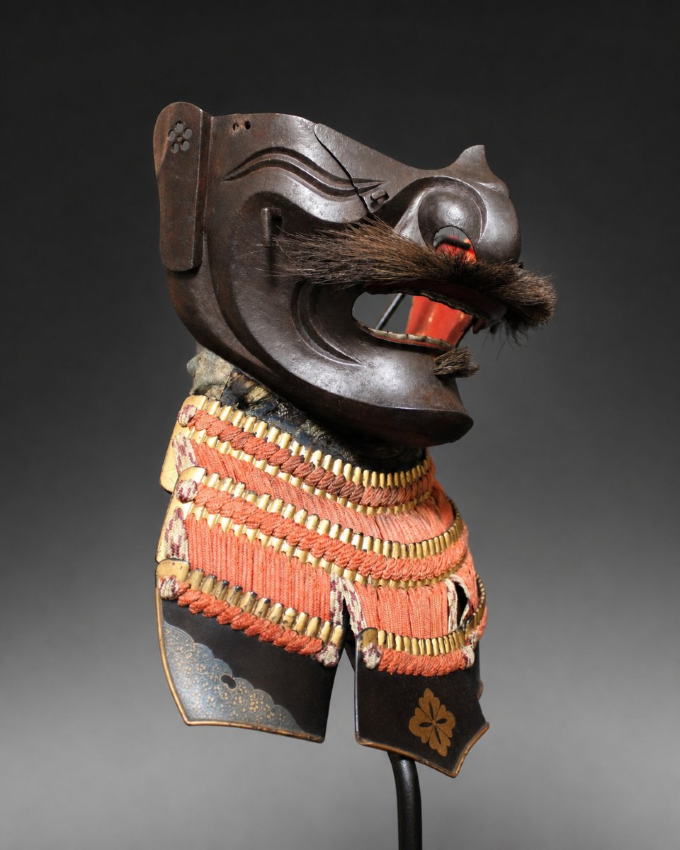 Ressei Menpo Samurai Mask, Edo Period-photo-3