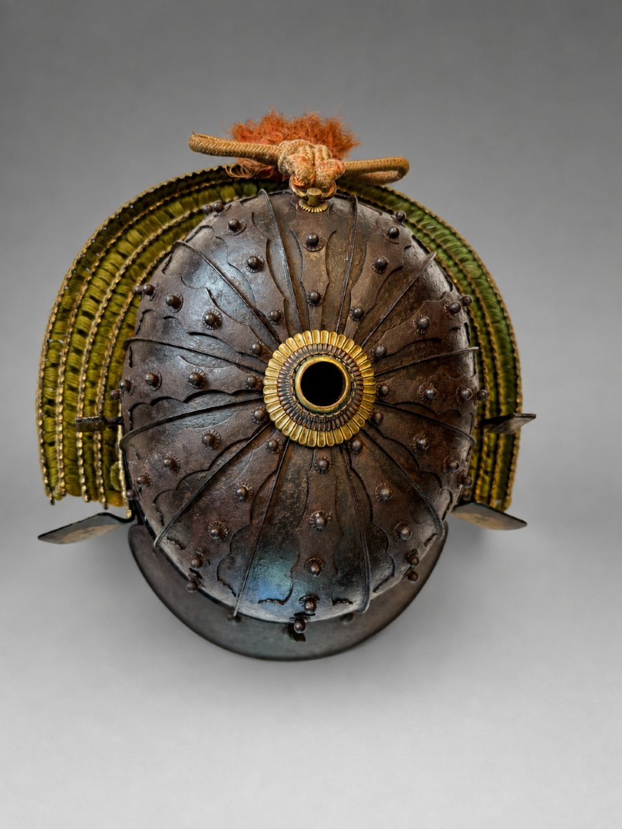 Yoroi Samurai Armor - Kin Kozane Midori-ito Odoshi Nimai-do Gusoku-photo-8