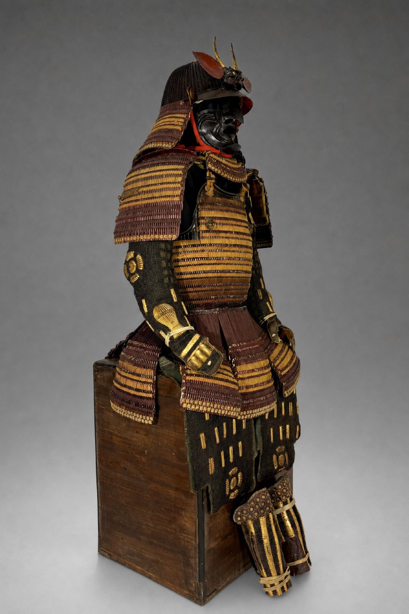 Yoroi Samurai Armor – Saotome Iesada, Byakudan-nuri, And A Rare Tengu Menpō-photo-3