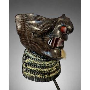 Samurai Menpo Mask - Iwai