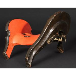 Selle de samouraï Kura, certificat Juyo NKBKHK (objet culturel important)  Période Muromachi