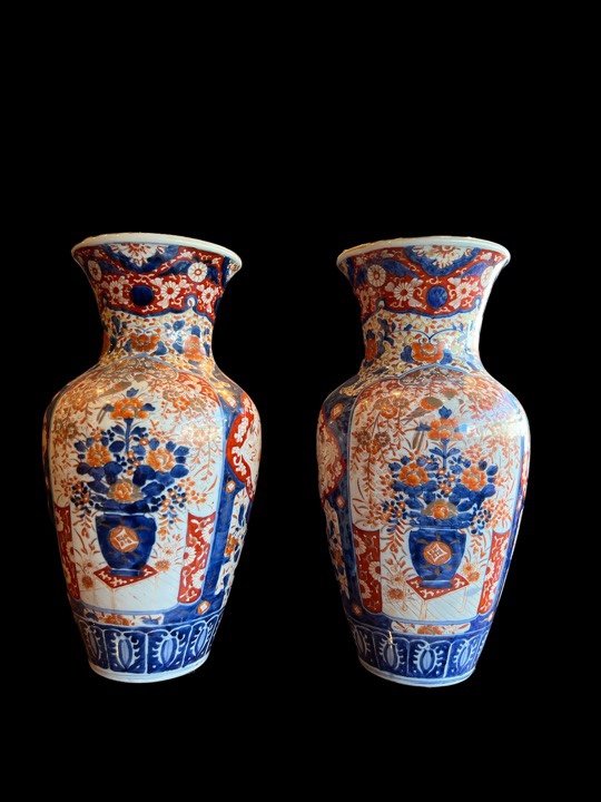 Pair Of Imarie Vases-photo-1