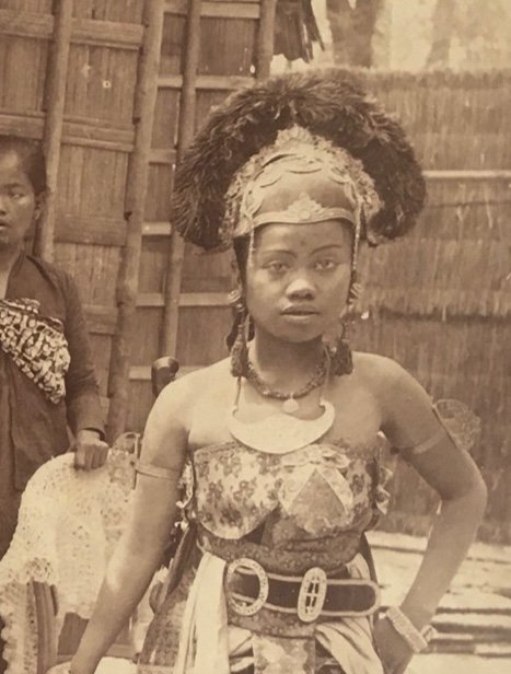 Albumen Print. Javanese Dancers. Indonesia. Universal Exhibition, 1889. -photo-3