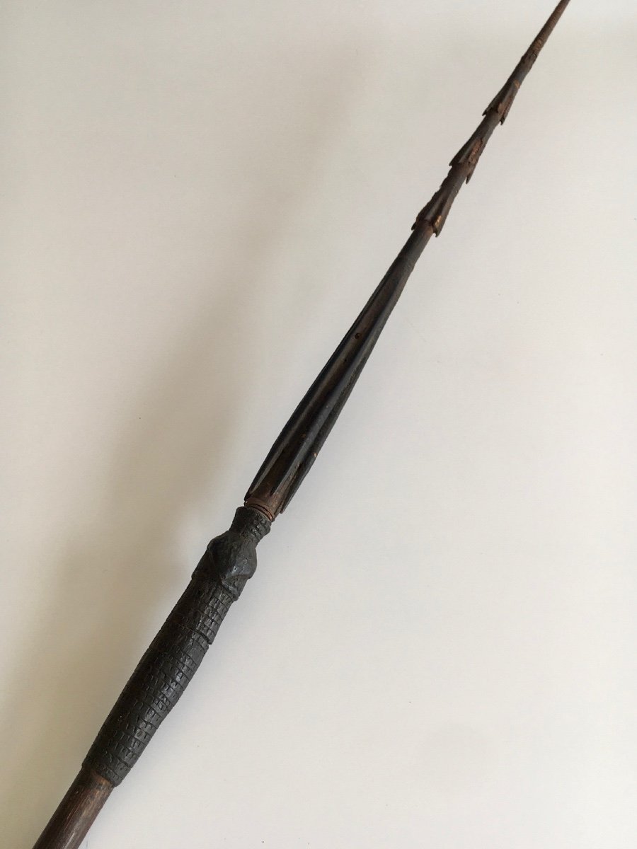 Solomon Islands War Spear, Oceania. Nineteenth Century-photo-4