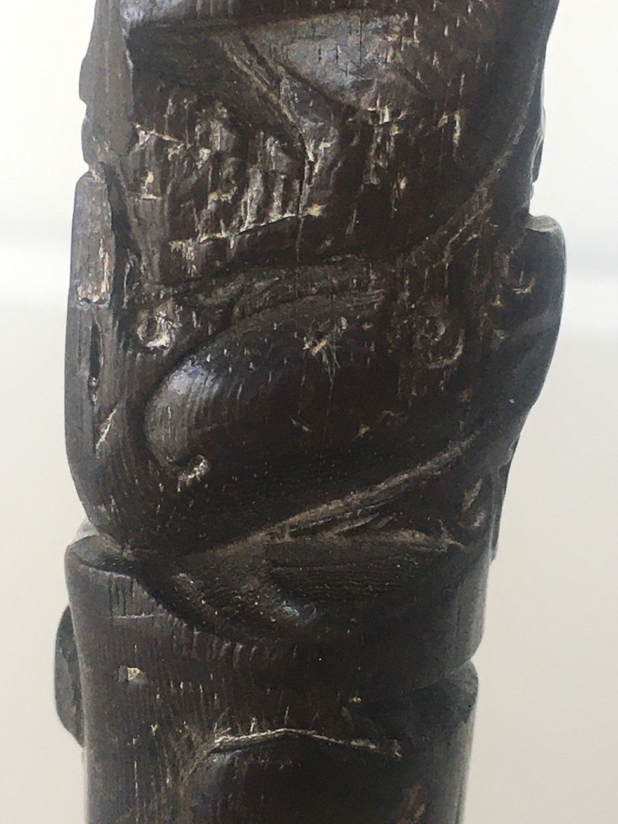 Figure hampatong, Dayak, Kalimantan, Bornéo, Indonésie-photo-3
