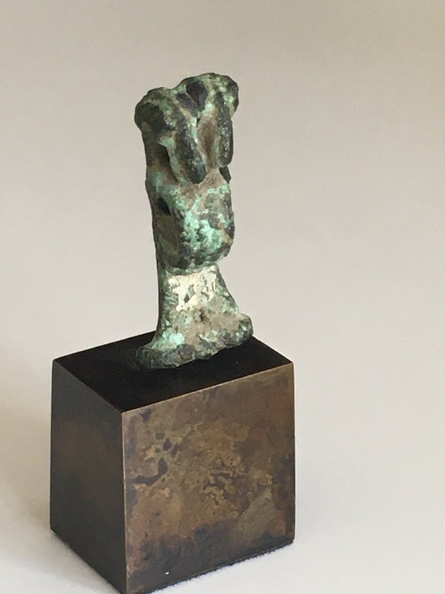 Rare Sao Bronze Bird. Chad -photo-3