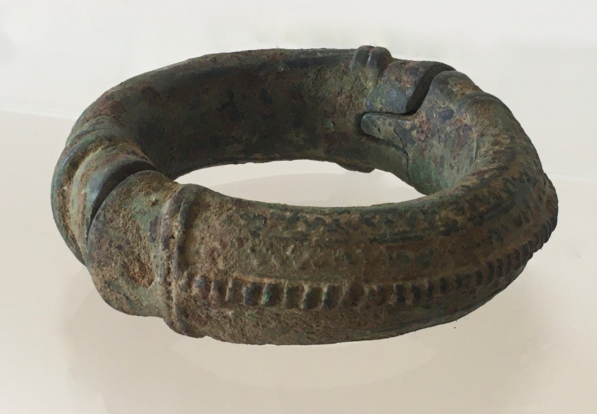 Bracelet Djenne en bronze - Mali -photo-3