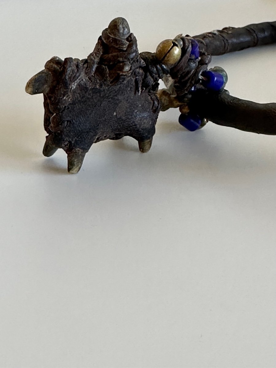 Bracelet à décor d'un cavalier Kotoko, lac Tchad, Afrique -photo-4