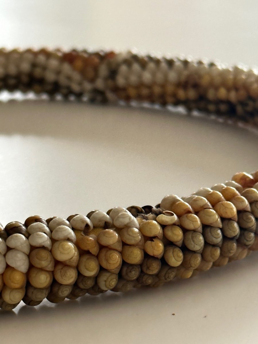 Couronne en coquillages, 'ei Taomi Pare, îles de la Société, Tahiti, Océanie -photo-1