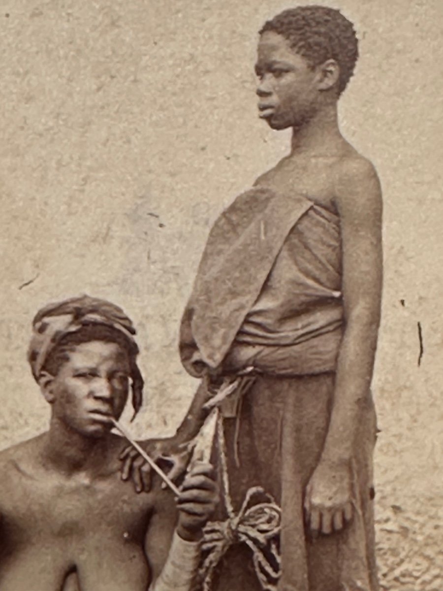 Durney, C.D.V. portrait photographique, Afrique du Sud, vers 1880. -photo-2