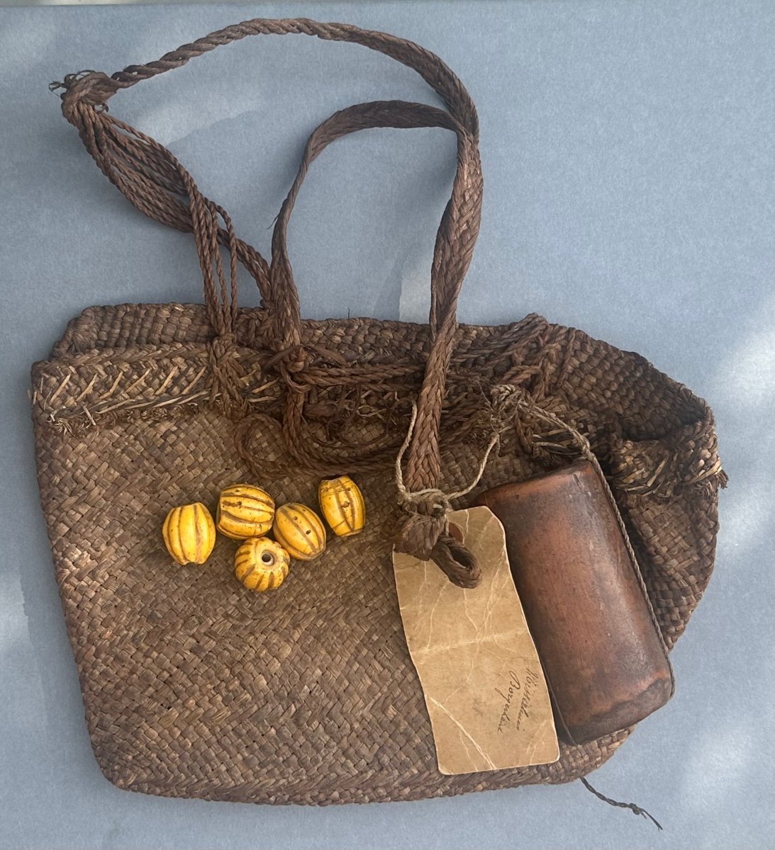 Bag And Beads, Papua New Guinea. Oceania 