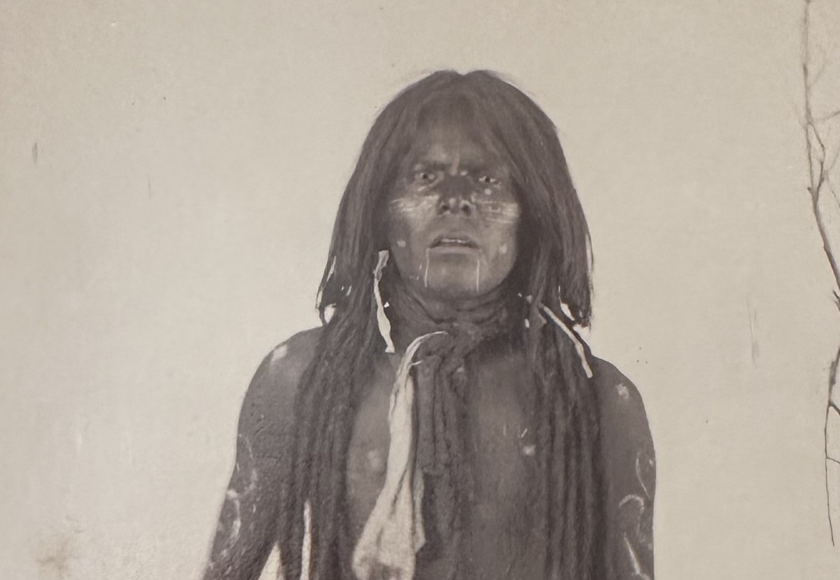 Elias A. Bonine, Photograph Of A Navajo Indian, Albumen Print, 1870 -photo-1