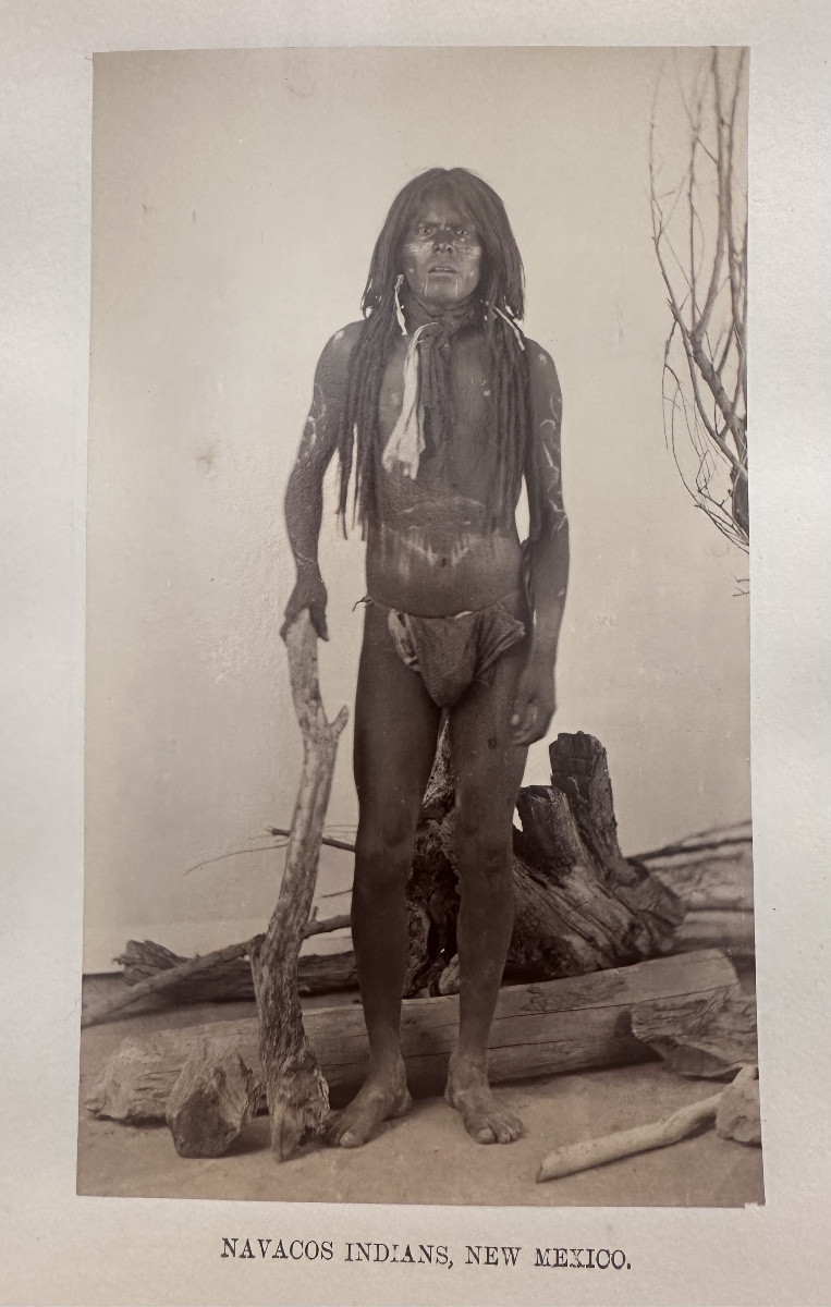 Elias A. Bonine, Photograph Of A Navajo Indian, Albumen Print, 1870 