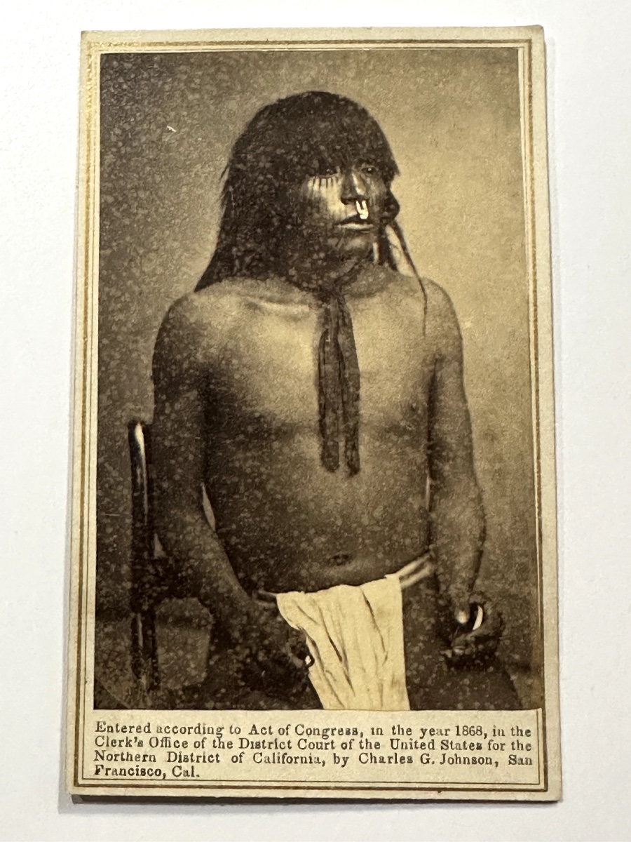 Charles G. Johnson, tirage albuminé, Indien Yuma, Arizona, 1868-photo-2