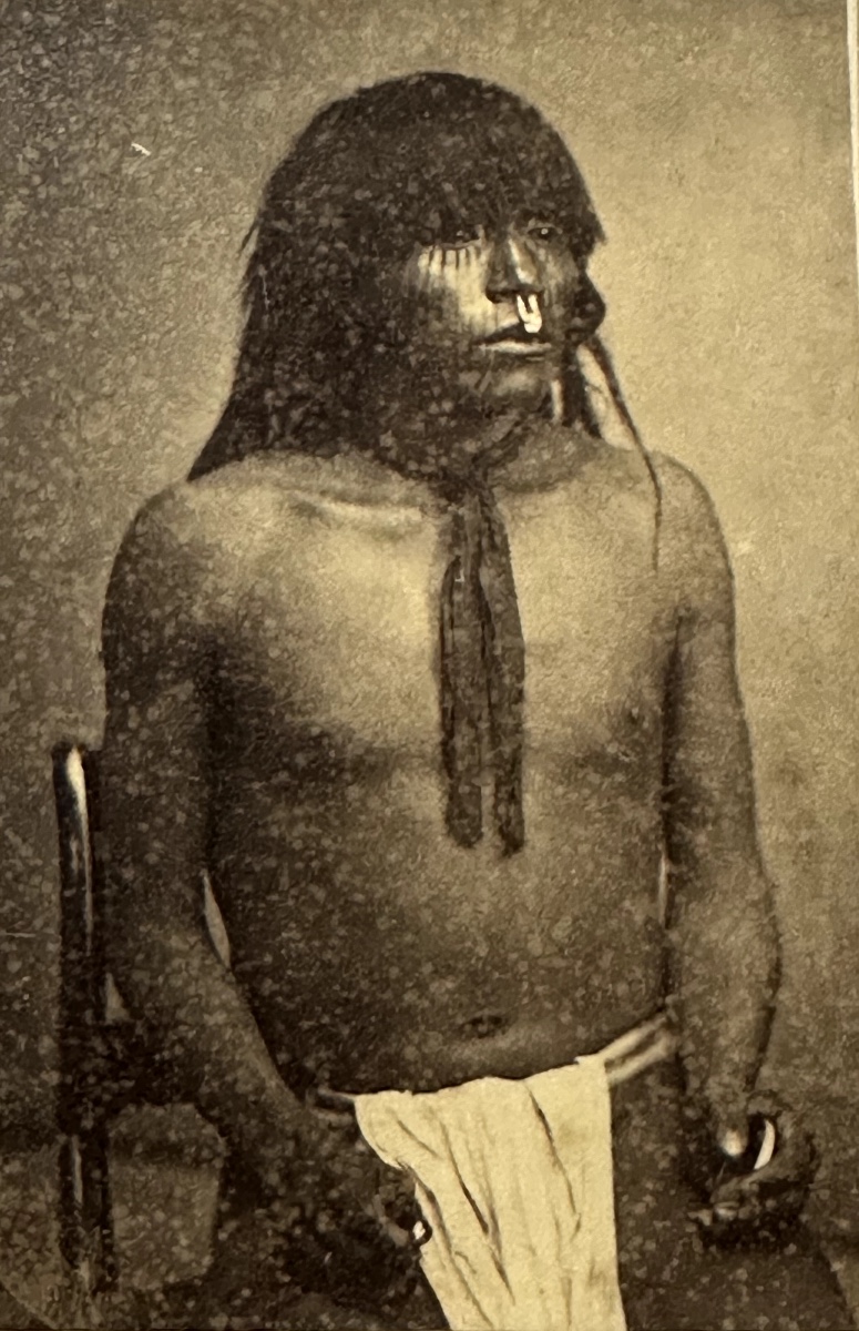 Charles G. Johnson, tirage albuminé, Indien Yuma, Arizona, 1868
