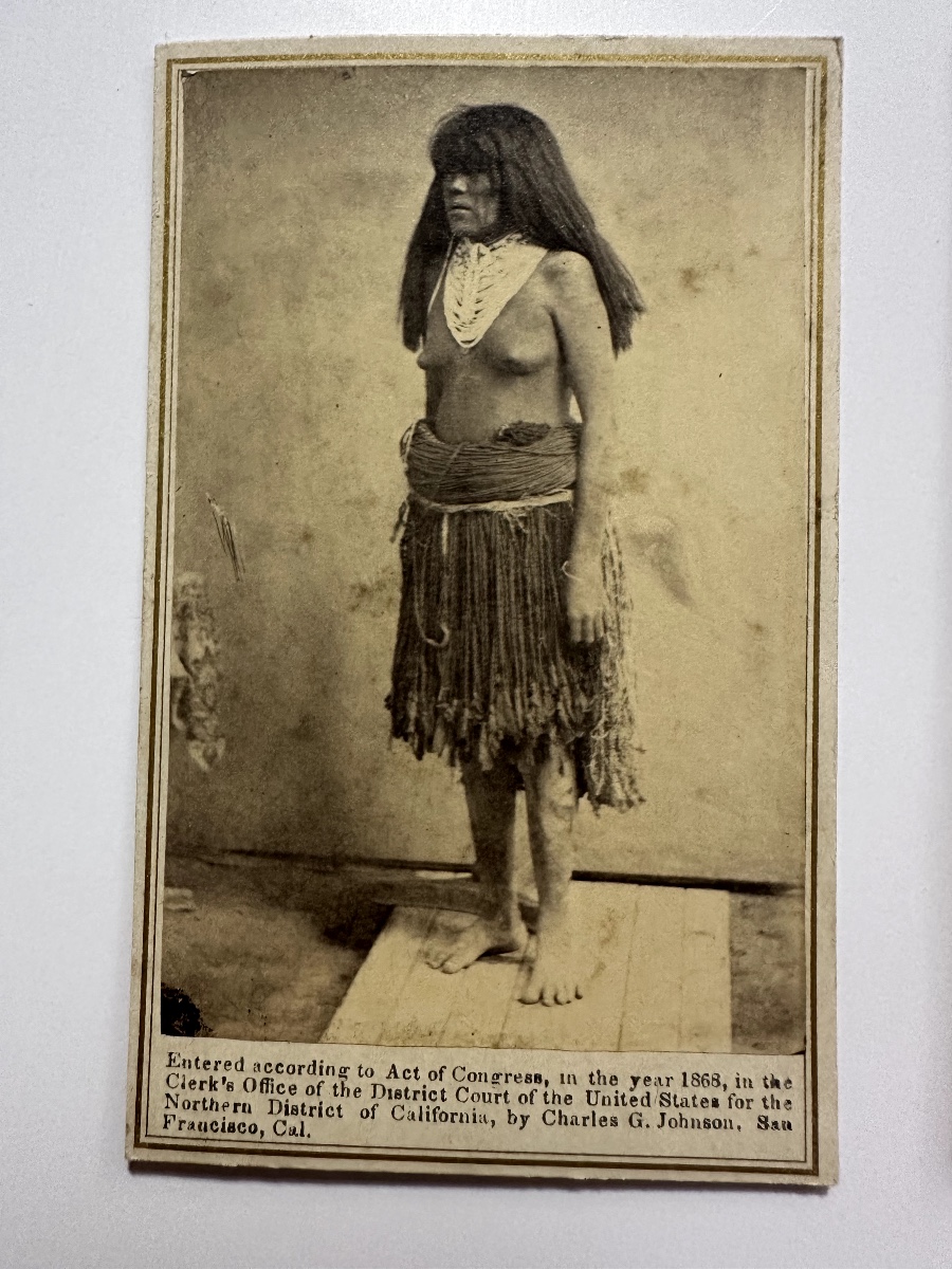 Charles G. Johnson, Albumen Print, Yuma Indian Woman, Arizona, 1868-photo-3
