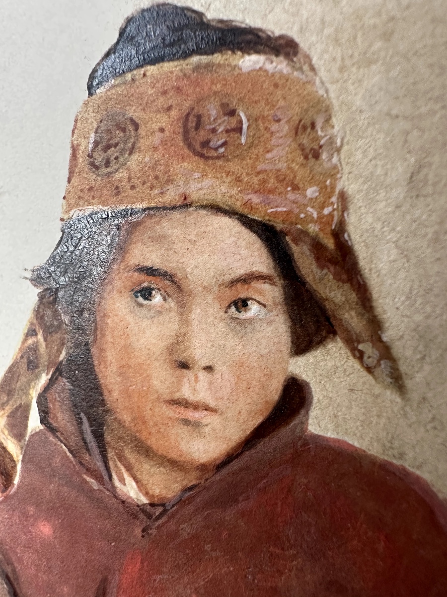 Portrait Of A Mapuche Family, Chile - Argentina, 19th Century-photo-3