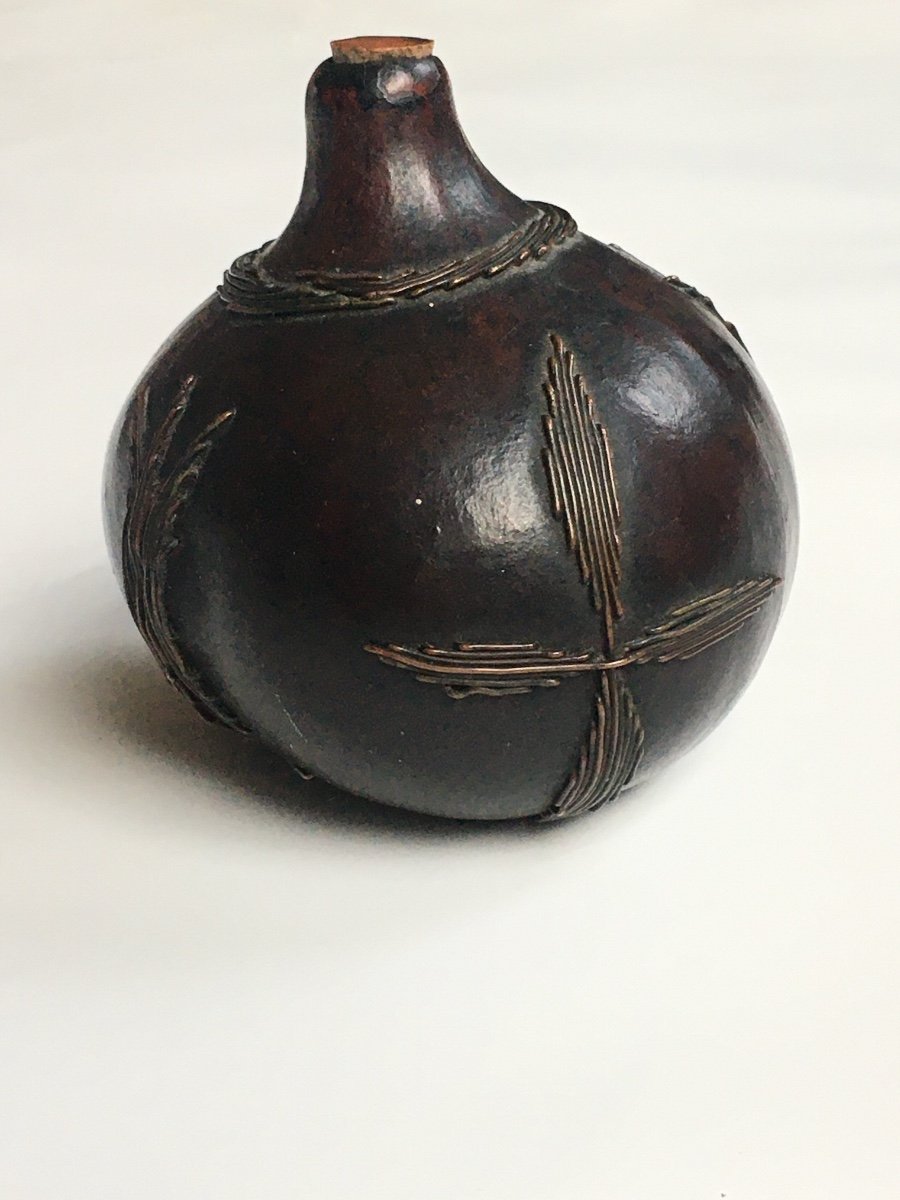 Zulu Powder Flask, South Africa. Tribal Art 