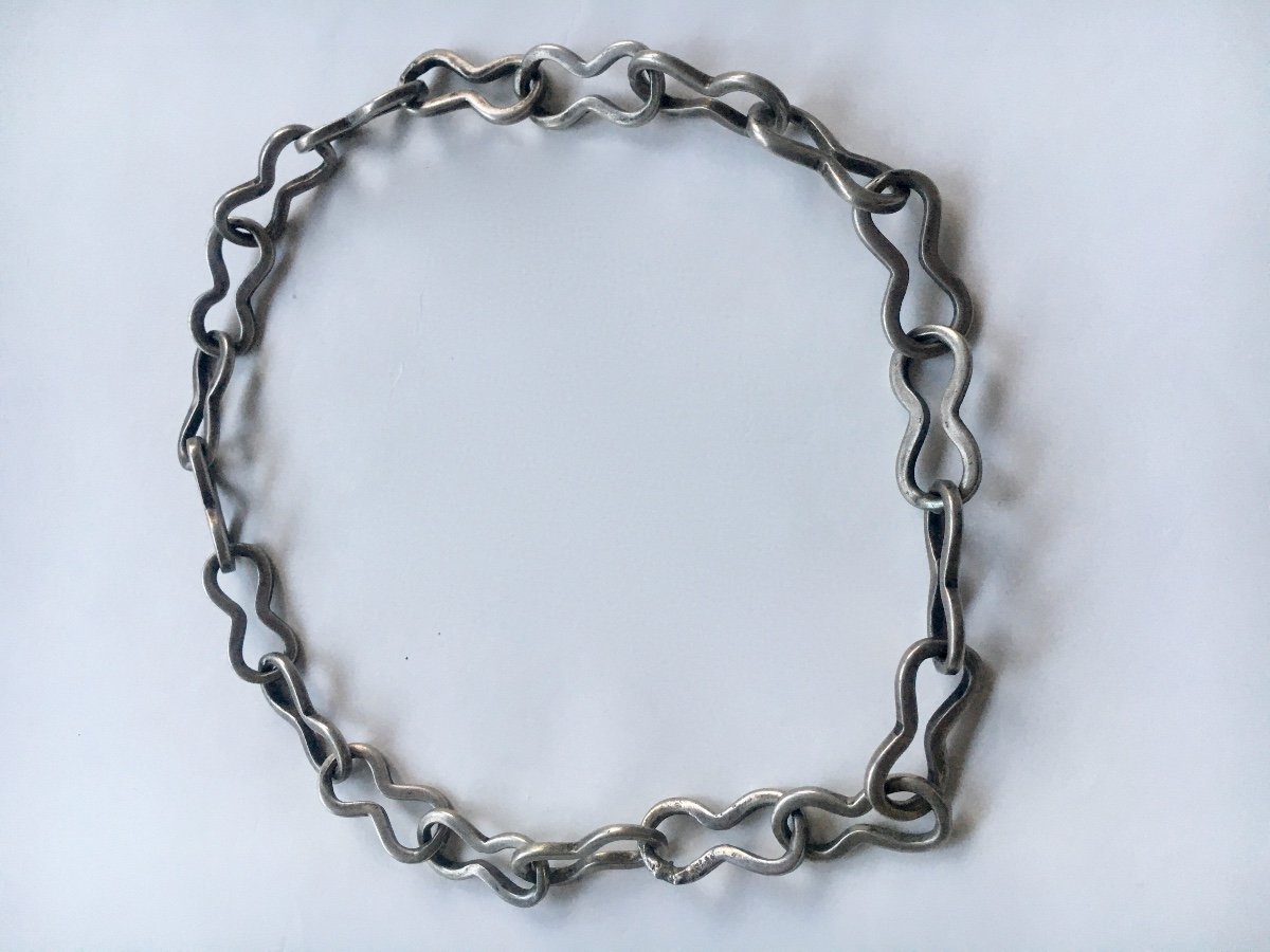 Silver Necklace,  Miao Tribe,  Guizhou,  China-photo-3