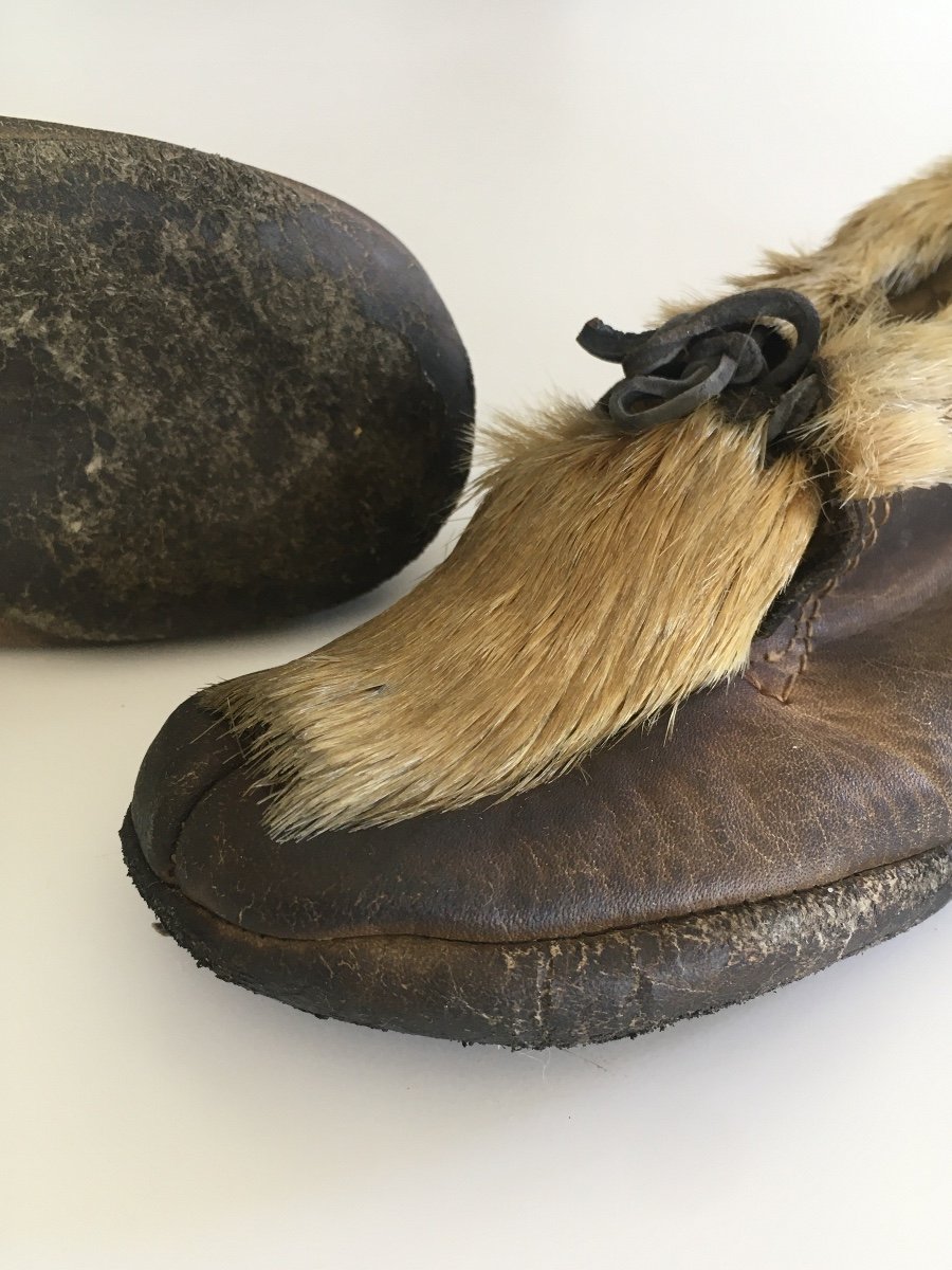 Mukluk. Chaussures d'enfant, Alaska.-photo-2