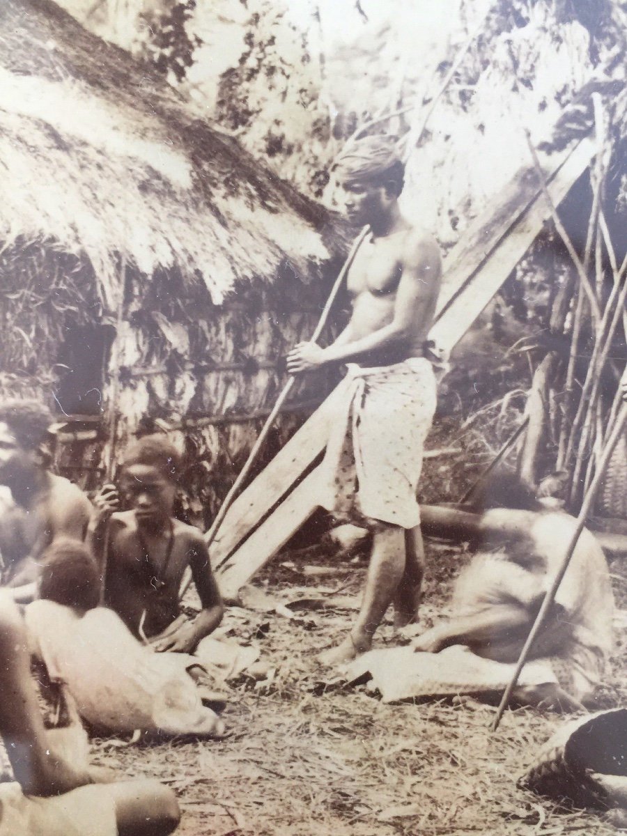 Photographie  par Allan Hughan (1834-1883). Kanak, Nouvelle-Calédonie-photo-4