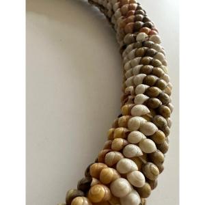 Shell Wreath, 'ei Taomi Pare, Society Islands, Tahiti, Oceania 