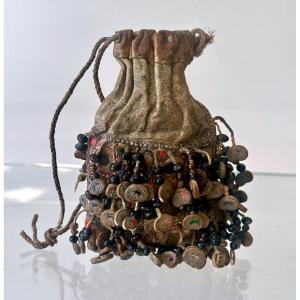 Sac de guérisseur, République Démocratique du Congo. Afrique 