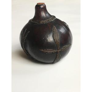 Zulu Powder Flask, South Africa. Tribal Art 