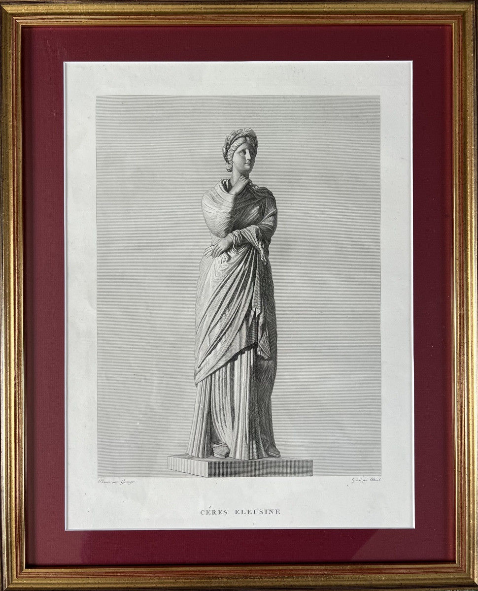 Engraving Depicting Ceres Elusine