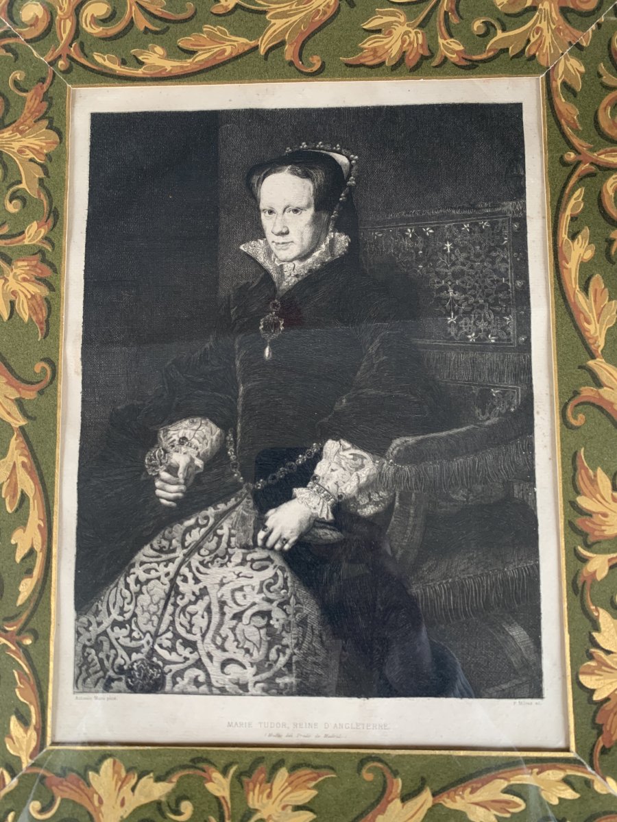 Portrait Of Marie Tudor, Queen Of England-photo-2