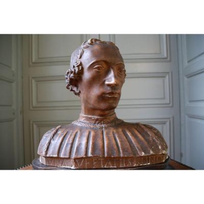 Plaster Bust Of A High Dignitary